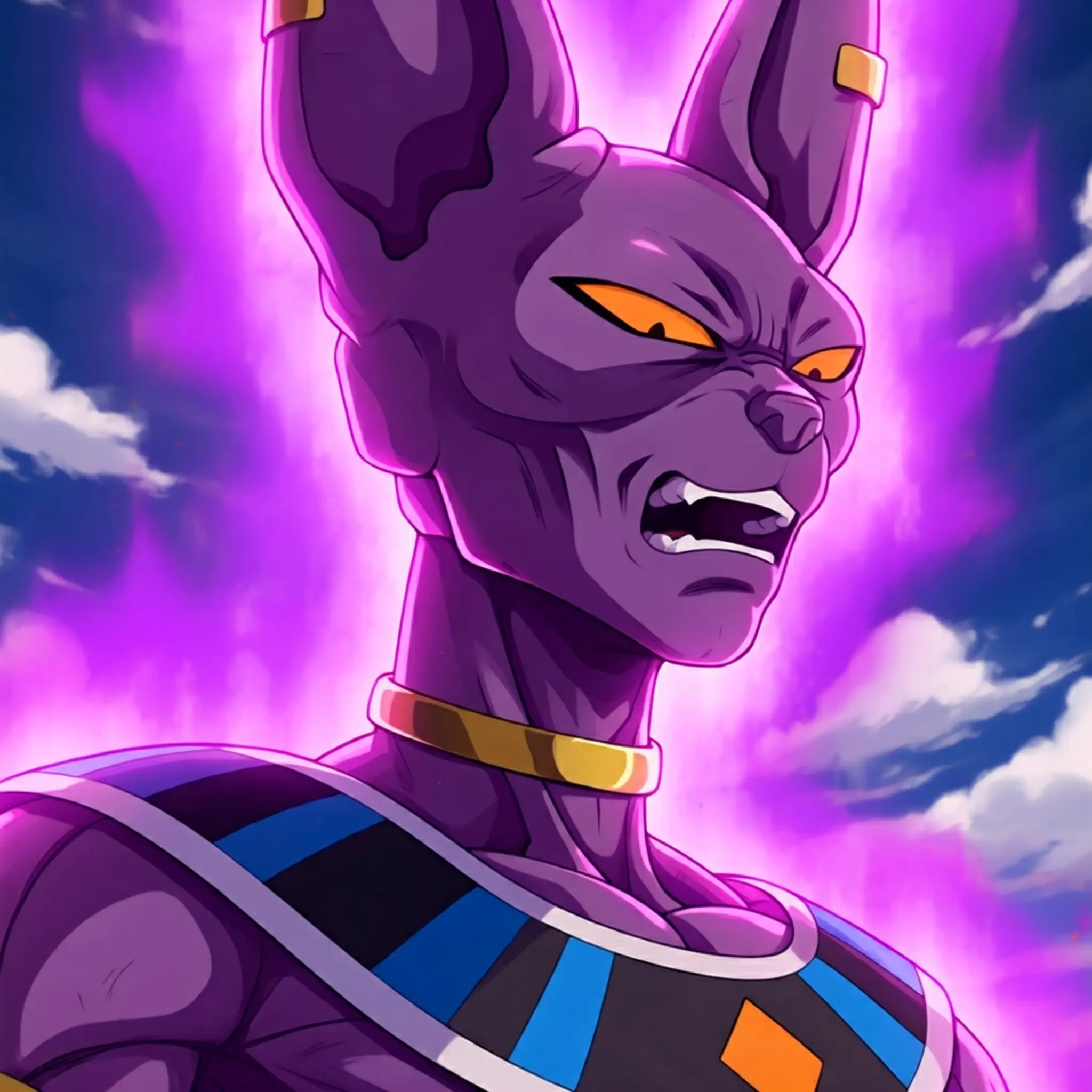 Lord Beerus Angry